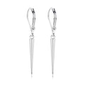 Leverback Earrings Dangle Earrings for Women Dangly Earrings Anniversary Birthday Gifts for Women - style: Spike Dangle Earrings-Silver
