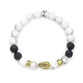 Women Beaded Bracelet Set | Colorful Boho Stackable Trendy Design with Crystal Accents Multilayer Bangle Bracelet | Fashion Stretch Braclets Jewelry for Women - color: Elephant