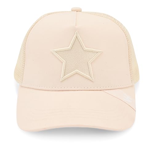 VINTAGE HAVANA Trucker Hats Women | Mesh Adjustable Snapback Hat | Men & Women Cute Trendy Fashion Baseball Cap - color: Bone