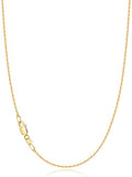 Jewlpire 18k Gold Plated 925 Sterling Silver Chain Necklace for Women, 1.1mm Cable Chains Necklace Thin & Dainty & Sturdy Women's Chain Necklaces, 14/16/17/18/20/22/24 Inches - color: 18K Gold Plated, size: 24 Inch