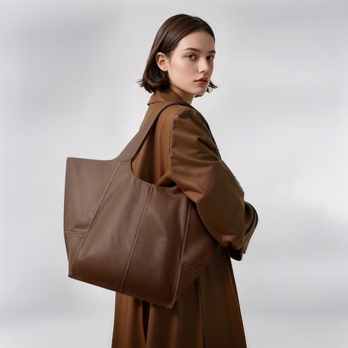 Montana West Tote Bag for Women Large Hobo Purses and Handbags - color: Dark Brown