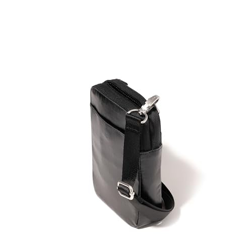 Baggallini Women's Modern Take Two Rfid Crossbody - color: Black Gloss Ripstop