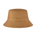 Hot Summer Bucket Hat - Trendy Cotton Sun Hat for Beach, Golf, Fishing - Fun Outdoor Vacation Boonie for Men and Women - color: Camel