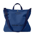 Canvas Tote Bag For Women inside out bag Crossbody Handbag with Adjustable Strap and Coin Purse for Work,Travel,Grocery - color: Royal Blue
