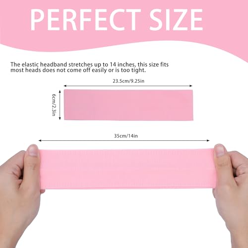 Workout Headbands Non Slip Headband Sport Headbands Sweatbands Elastic Sport Hair Bands for Sports Travel Indoor Fitness Gym - color: wide31