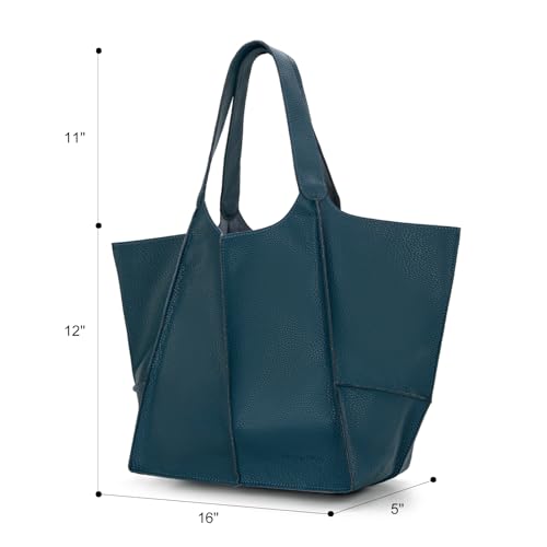 Montana West Tote Bag for Women Large Hobo Purses and Handbags - color: Teal Blue