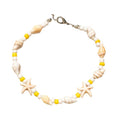 XAM 4pcs Bohemian Beach Charm Bracelet Set - Starfish & Shell Summer Jewelry for Vacation - color: C
