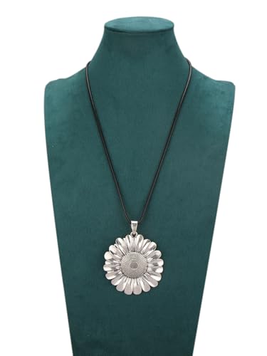 Chunky Necklace for Women Boho Pendant Necklace Statement Western Choker Necklaces for Women Vintage Bohemian Jewelry - style: Boho Pendant Necklace