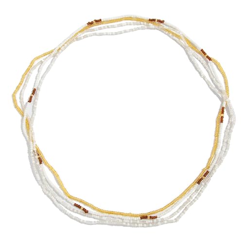 4Pcs Summer Beach Beaded Waist Chain Jewelry Set Colorful Stretch Beads Belly Chain Bikini Waist Beads Body Accessory Jewelry for Women