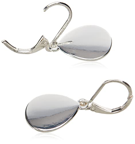 Nine West Women's Drop Earrings, Fashion Jewelry Accessories for Everyday and Special Occasion Wear, Lightweight Statement Earrings for Day and Evening Looks - color: Teardrop - Silver