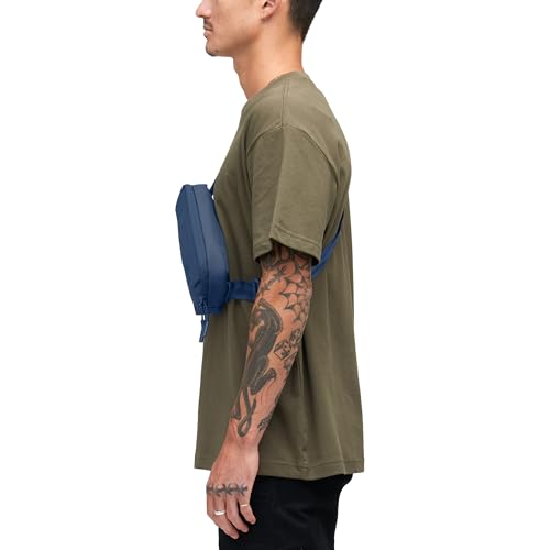 Incase Crosstown Sling - Compact, Durable and Lightweight, Crossbody & Hip Carry, Faux Fur Device Pocket, Easy Access Pockets - color: Navy