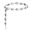 Luvatar Fashion Metal Waist Chain Belt Blouse Dress Sweater Chain Belt… - color: Silver-53