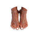 Beach Bead Barefoot Sandals Wedding Foot Chain Jewelry Anklets for Women 1 Pairs