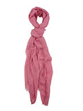 Humble Hilo Womens Woven Bohemian Style Gauze Scarf,Shawl, Head Wrap Fringed Edge Lightweight, Long Folds Small - color: Carnation