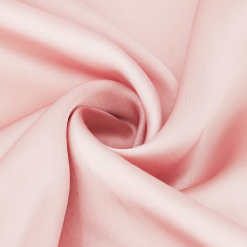 vimate Head Scarf for Women Hair 27'' Square Satin Silk Feeling Bnadana Neck Scarf Handbag Accessories Etc - color: C41#. Pink