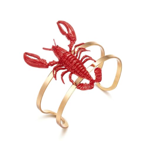 Cute Crayfish Lobster Arm Cuff Bracelets for Women