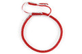 Dowling Brothers One Tibetan Monk Lucky Minimal Rope Buddhist Handmade Knot Bracelet - color: RED AND WHITE