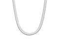 WomenGifts 14K Gold Silver Plated Herringbone Necklace for Women, Dainty Snake Chain Choker, Trendy Simple Long Layered Jewelry Non Tarnish, 3/4/5/8mm,14,16,18,20,22,24,26 Inch Thin & Chunky Options - color: Silver, style: 4mm-16inch
