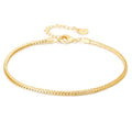 Dankadi Women 925 Sterling Silver Anklets Bracelet Men Simple Chopin/Box Chain/Twist Rope Chain Summer Beach Foot 24k Gold Plated Jewelry Gift - color: Chopin Chain Gold, size: 30cm