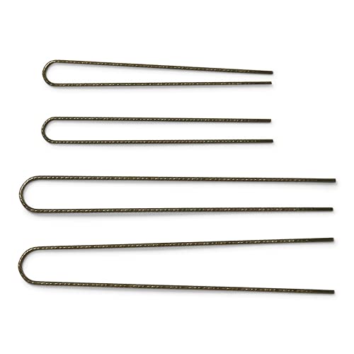 MetaGrip Premium Bronze Hair Pins (175 Count, Pack of 1)
