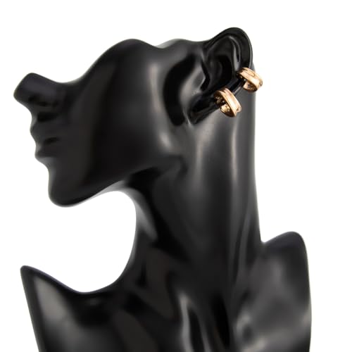 Ear Cuffs Non Piercing Earrings for Women Chunky Gold Ear Cuff Clip on Earrings Trendy Jewelry - style: style-D