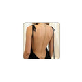 Sexy Crystal Back Chain Necklace for Women Rhinestone Simple Body Chain Gold Silver Backdrop Chain Body Jewelry Wedding Bridal Party Prom - color: Gold