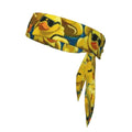 Sports Head Tie Westie Dogs Beach Summer Tropical Tie Sweatband Headband Men Women Elastic Bandana Adjustable Non-Slip Moisture Wicking for Running Football Yoga Workout Athletic Hair Ninja Head Band - color: Rubber Duck Painting