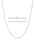 Gacimy 925 Sterling Silver Rope Chain for Women Men, 1.2mm 1.5mm 1.8mm Width 16 18 20 22 24 Inches Length - size: 24 Inches, style: 1.8MM-Width