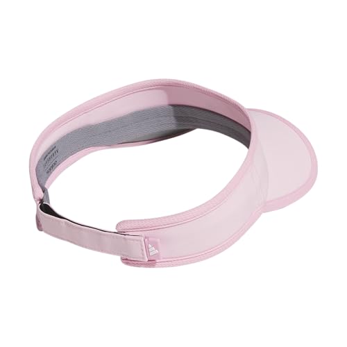 adidas Women's Superlite Visor – Lightweight Moisture-Wicking Running Tennis Hat - color: True Pink/White/3
