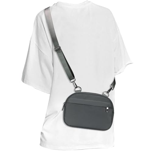MAXTOP Small Crossbody Bags for Women Belt Bag Fanny Pack with Adjustable Strap - color: Dim Grey, style: Small Crossbody Bag