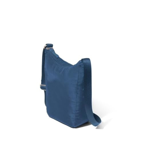 Baggallini Swift Mini Crossbody Bag for Women - 4.5x7 Small Travel Purse with Crossbody Strap and RFID - color: B-lite Admiral Blue
