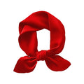 Ciormis 100% Mulberry Silk Scarf-Women's 21''/27''Square Silk Hair Head Scarf Neckerchief with Gift Packaged - color: 21''x 21''-style 20-red