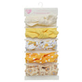 Baby Headbands Soft Stretchy Baby Girl Bows Newborn Infant Toddler Headwrap Hair Accessories - color: Yellow