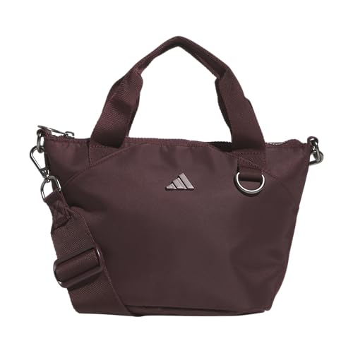 adidas Small Tote Mini Bag for Women and Men - color: Premium/Aurora Ruby Red