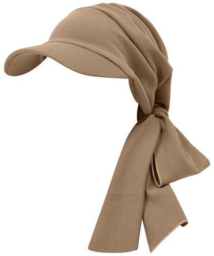 XYIYI Chemo Headwear for Womens Cancer Patients, Head Scarf Chemotherapy Headwraps Hat - color: Khaki