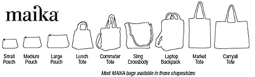 MAIKA Recycled Canvas City Sling Crossbody Bag - color: Echo Tangerine