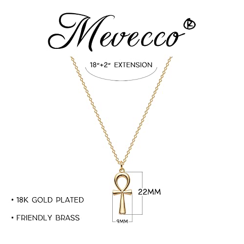 MEVECCO Dainty Gold Cross Necklace for Women - 18K Gold Plated Delicate Minimalist Cubic Zircon Cross Necklaces Cute Faith/Crucifix Jewelry Gift - style: Cross-2