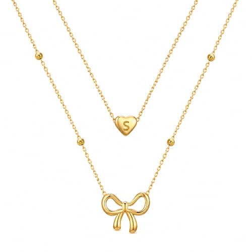 KSF Gold Lariat Necklace for Women Y Shaped Layered CZ Drop Chain | Y shaped necklace; Layered CZ detail; Long lariat style; Gift for her - color: Gold-25