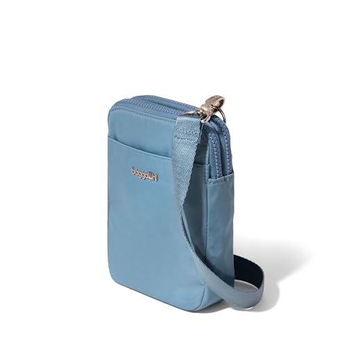 Baggallini Women's Modern Take Two Rfid Crossbody - color: Cornflower Twill
