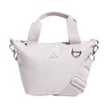 adidas Small Tote Mini Bag for Women and Men - color: Premium/Ice Purple/Silver Metallic