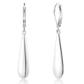 Silver Long Teardrop Dangle Earrings for Women, 14K Gold Plated Hypoallergenic Drop Leverback Earrings, Trendy Long Teardrop Dangle Earings for Jewelry Gifts - color: A-Silver