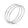 Sterling Silver Bangle Bracelets for Women,Fashion Jewelry Simple Adjustable 925 Silver Cuff Bangles for Women Mom Wife Valentine Mothers Day Gift - color: style-7