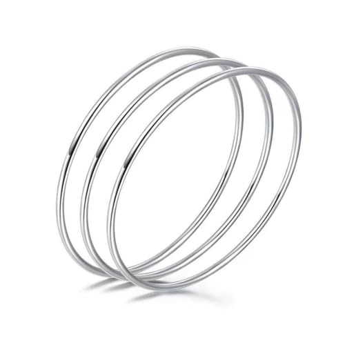 Sterling Silver Bangle Bracelets for Women,Fashion Jewelry Simple Adjustable 925 Silver Cuff Bangles for Women Mom Wife Valentine Mothers Day Gift - color: style-7