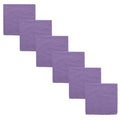Motique Accessories Solid Color Bandana - Set of 6 Bandannas - color: Lavender