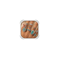 Turquoise Stackable Rings for Women, Adjustable Boho Jewelry Set, Vintage Fashion Accessories