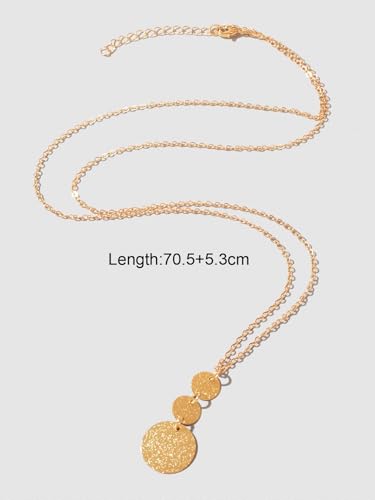 Long Gold Necklace for Women Jewelry fall fashion jewelry womens fashion - color: A-Fashionable women's temperament collarbone chain necklace