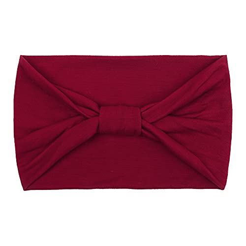 Huachi Wide Headbands for Women Black Stylish Head Wraps Boho Thick Hairbands Large African Sport Yoga Turban Headband Hair Accessories (Pack of 4) - color: Headbands 4