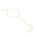 Hand Chain Bracelet for Women Trendy, Dainty Silver Beaded Finger Ring Bracelet Non Tarnish Minimalist Adjustable Simple Cute Silver Bracelets Waterproof Fashion Jewelry - color: Gold-06