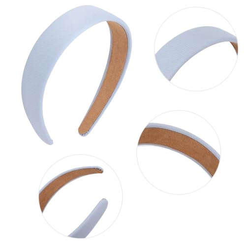 DRESHOW 4 Pcs Wide Headbands for Women Girls Turban Vintage Boho Head Bands Fashion Non Slip Head Wraps Hoop Hair Accessories - color: 4 Pcs Wide Style: Light Purple, White, Light Green, Light Blue