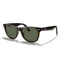 MERRY'S Classic Square Shape Polarized Sunglasses for Womens Mens Retro Designer UV400 Sun Glasses S6140 - color: Leopard Frame/G15 Lens